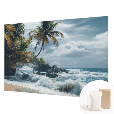 Fototapet modern pentru living cu motiv abstract geometric