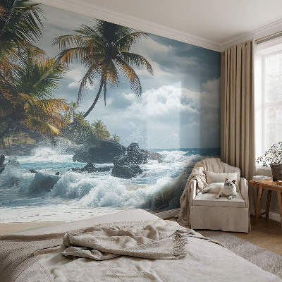 Fototapet modern pentru living Abstracție geometrică