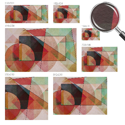 Fototapet modern la comandă Forme abstracte