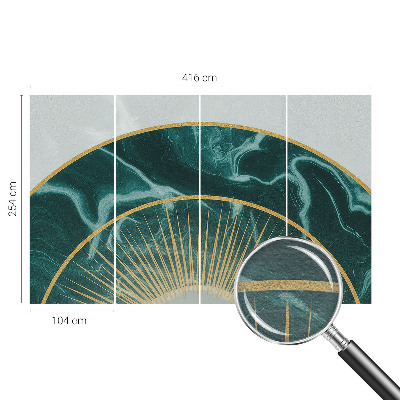 Fototapet la comandă pentru dormitor Eleganță geometrică