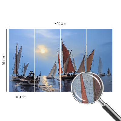 Fototapet la comandă pentru living Păsări de primăvară