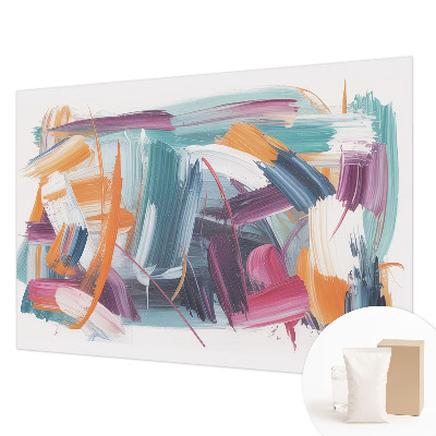 Fototapet vlies pe perete Bujori și fluturi