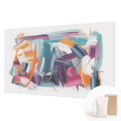 Fototapet vlies pe perete Bujori și fluturi