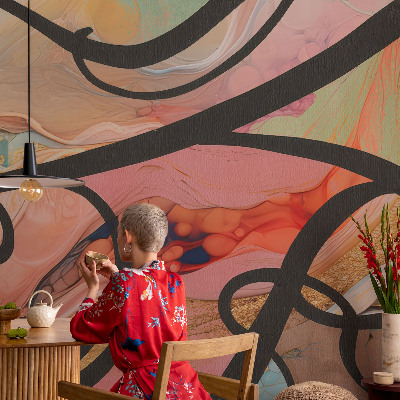 Tapet foto vlies Armonie geometrică