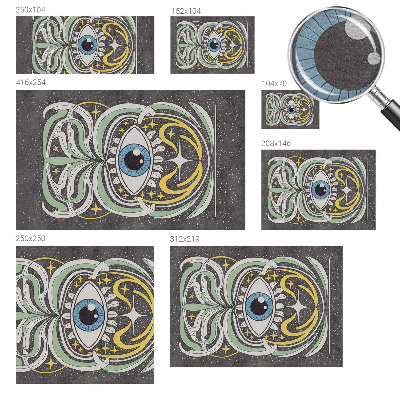 Fototapet pe perete Cercuri creative