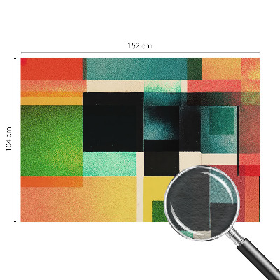 Fototapet modern pentru living Armonie geometrică