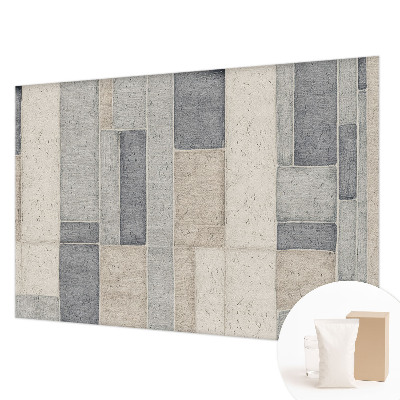 Fototapet pentru living cu print care prezintă geometria orașului