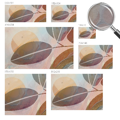 Tapet foto pe vlies Pene subtile