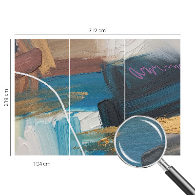 Fototapet modern pentru living Geometrie abstractă