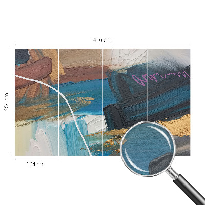 Fototapet modern pentru living Geometrie abstractă