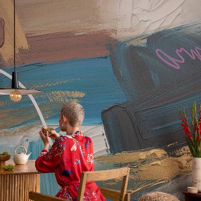 Fototapet modern pentru living Geometrie abstractă