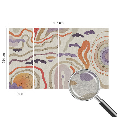 Fototapet pentru living Linii abstracte