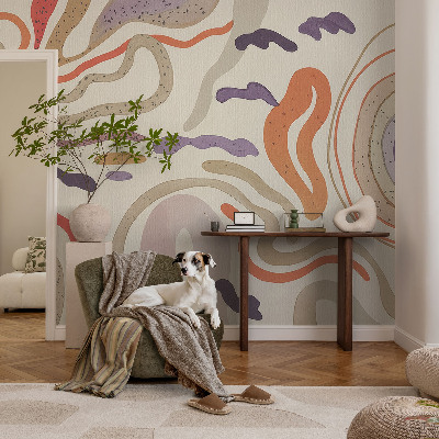 Fototapet pentru living Linii abstracte