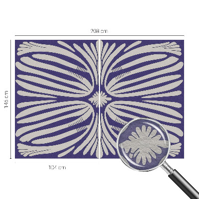 Fototapet la comandă pentru dormitor Linii radiante