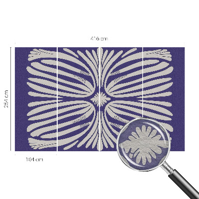 Fototapet la comandă pentru dormitor Linii radiante