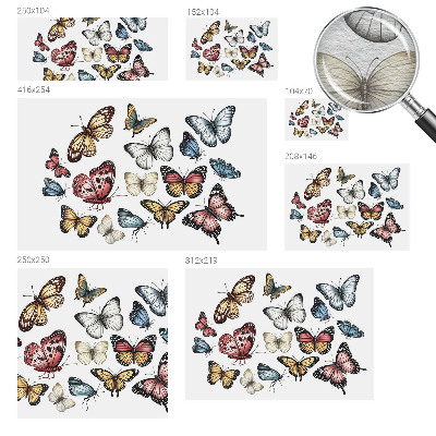 Fototapet vlies Frunze abstracte