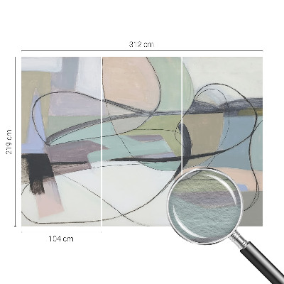 Fototapet vlies pe perete Acuarelă abstractă