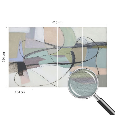 Fototapet vlies pe perete Acuarelă abstractă