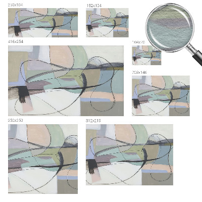 Fototapet vlies pe perete Acuarelă abstractă