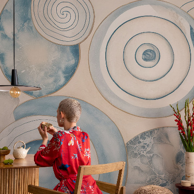 Fototapet vlies pentru living Forme abstracte