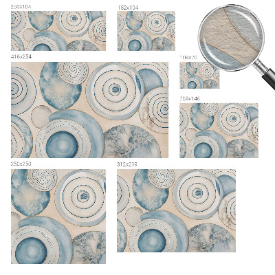 Fototapet vlies pentru living Forme abstracte