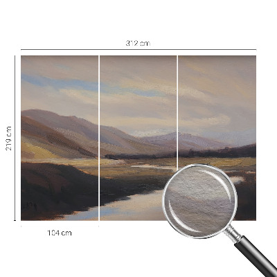 Tapet foto pe vlies Pene colorate