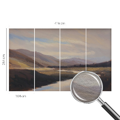 Tapet foto pe vlies Pene colorate