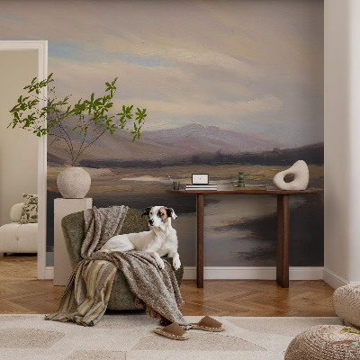 Tapet foto pe vlies Pene colorate