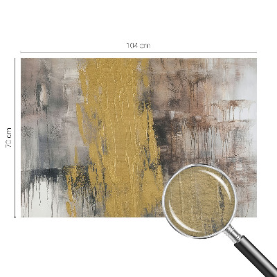 Fototapet vlies pentru dormitor Flori cu frunze