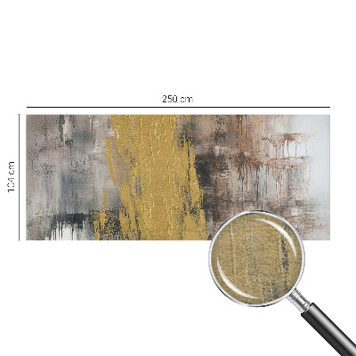 Fototapet vlies pentru dormitor Flori cu frunze