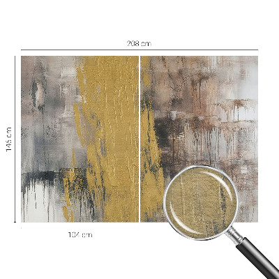 Fototapet vlies pentru dormitor Flori cu frunze