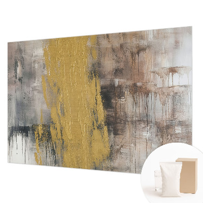 Fototapet vlies pentru dormitor Flori cu frunze