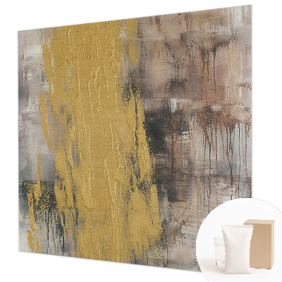 Fototapet vlies pentru dormitor Flori cu frunze