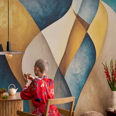 Fototapet modern pentru living Tăcerea pădurii