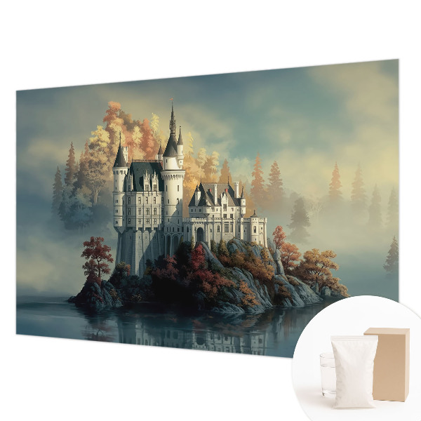 Fototapet la comandă pentru dormitor Frunze de castan