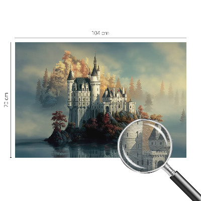 Fototapet la comandă pentru dormitor Frunze de castan