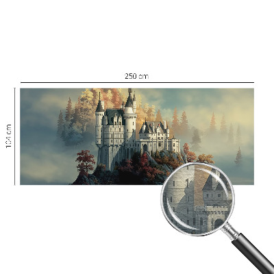 Fototapet la comandă pentru dormitor Frunze de castan