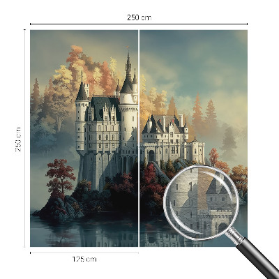 Fototapet la comandă pentru dormitor Frunze de castan