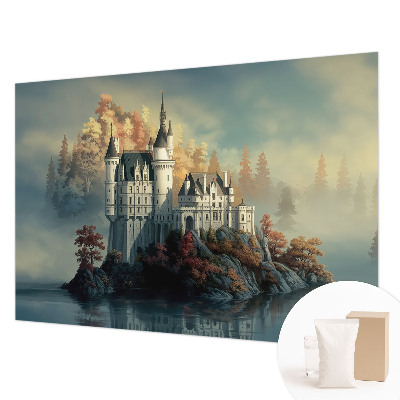 Fototapet la comandă pentru dormitor Frunze de castan