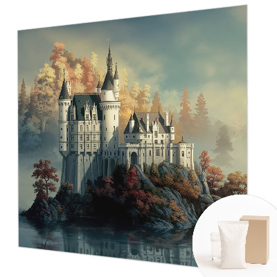 Fototapet la comandă pentru dormitor Frunze de castan