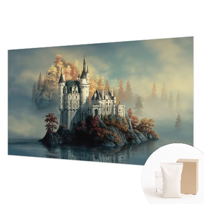 Fototapet la comandă pentru dormitor Frunze de castan