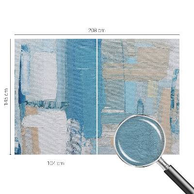 Fototapet la comandă pentru living Ierburi blânde