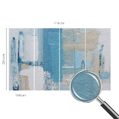 Fototapet la comandă pentru living Ierburi blânde