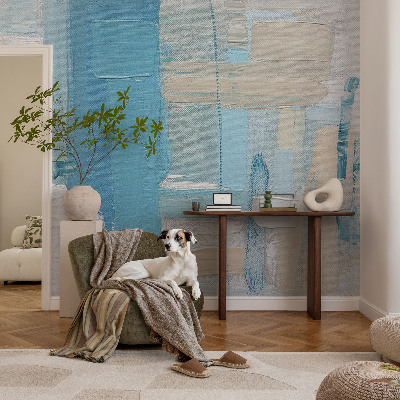 Fototapet la comandă pentru living Ierburi blânde