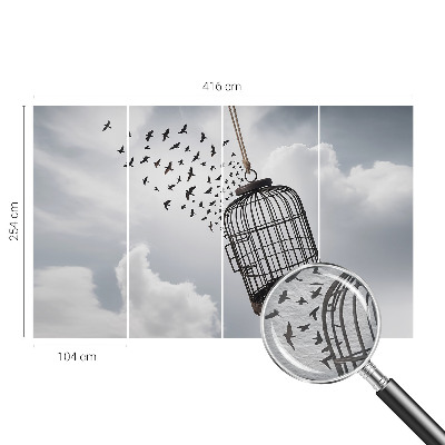 Fototapet vlies pe perete Peisaje verzi