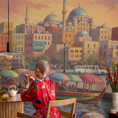 Tapet foto vlies Frumusețe exotică