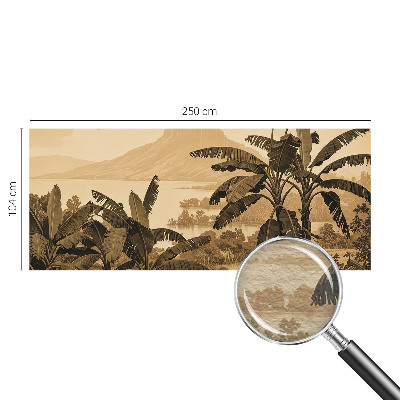 Fototapet pentru living Model floral