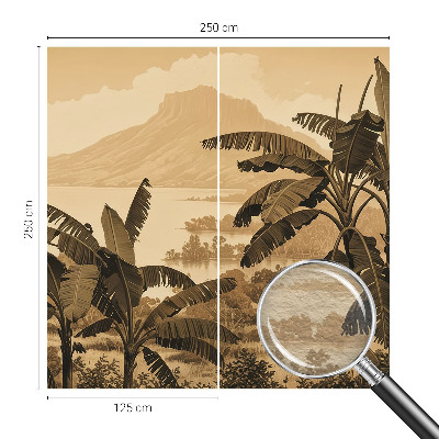 Fototapet pentru living Model floral