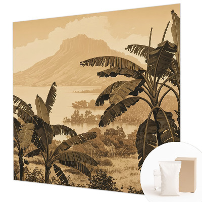 Fototapet pentru living Model floral