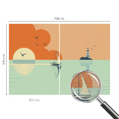 Fototapet modern la comandă Flori de iris